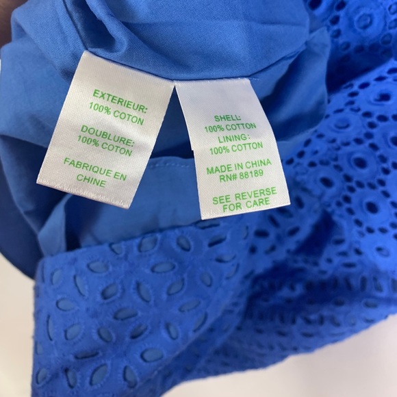 Lily Pulitzer Josey Eyelet One-Shoulder Dress - Picture 10 of 11